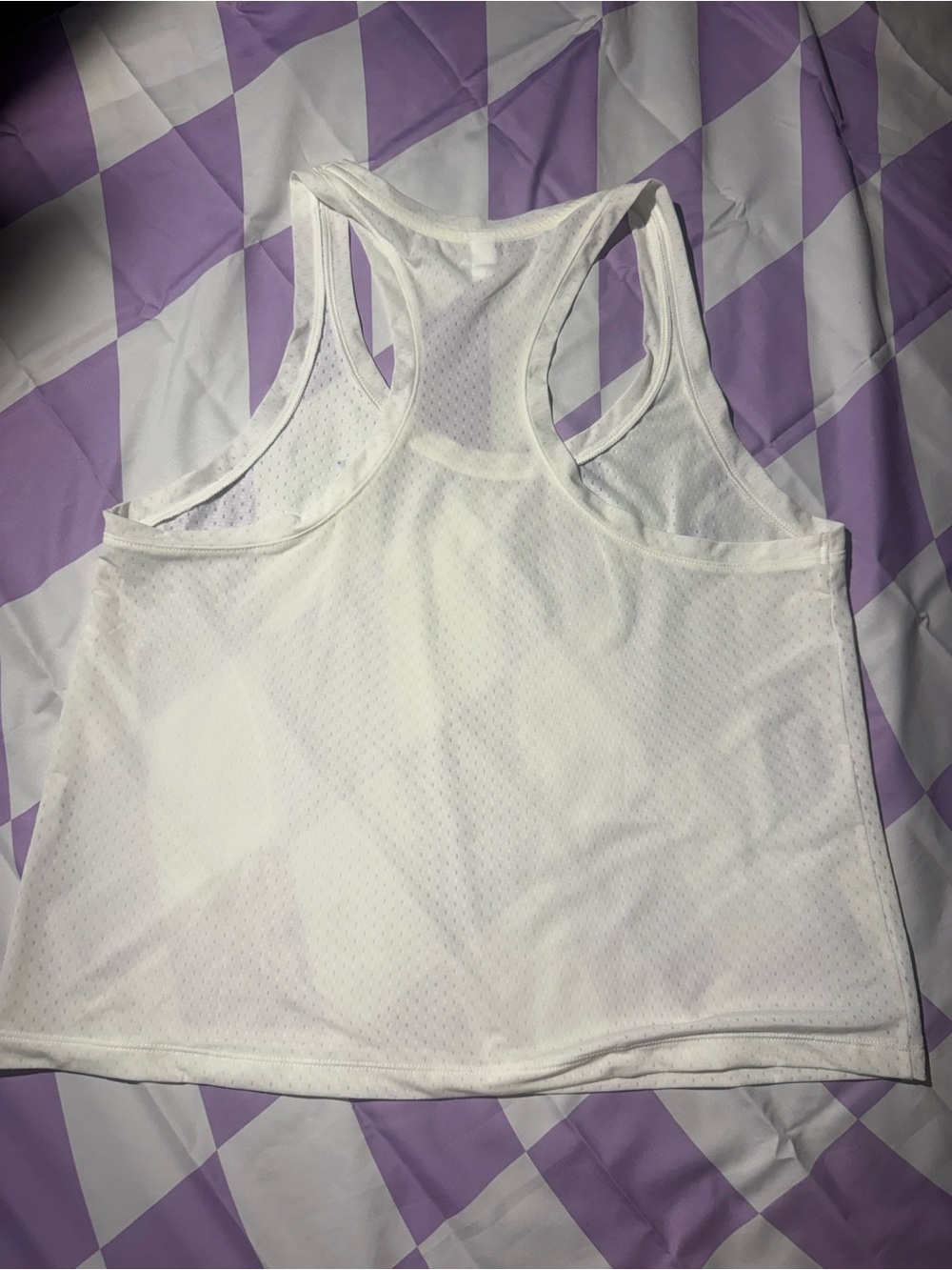 Under Armour White Women’s Racerback Performance Tank - Picture 7 of 8